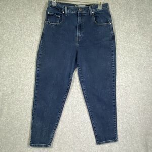 Vintage Levis Jeans Womens 32x27 High Waist Tapered Mom 90s Silver Tab Y2K